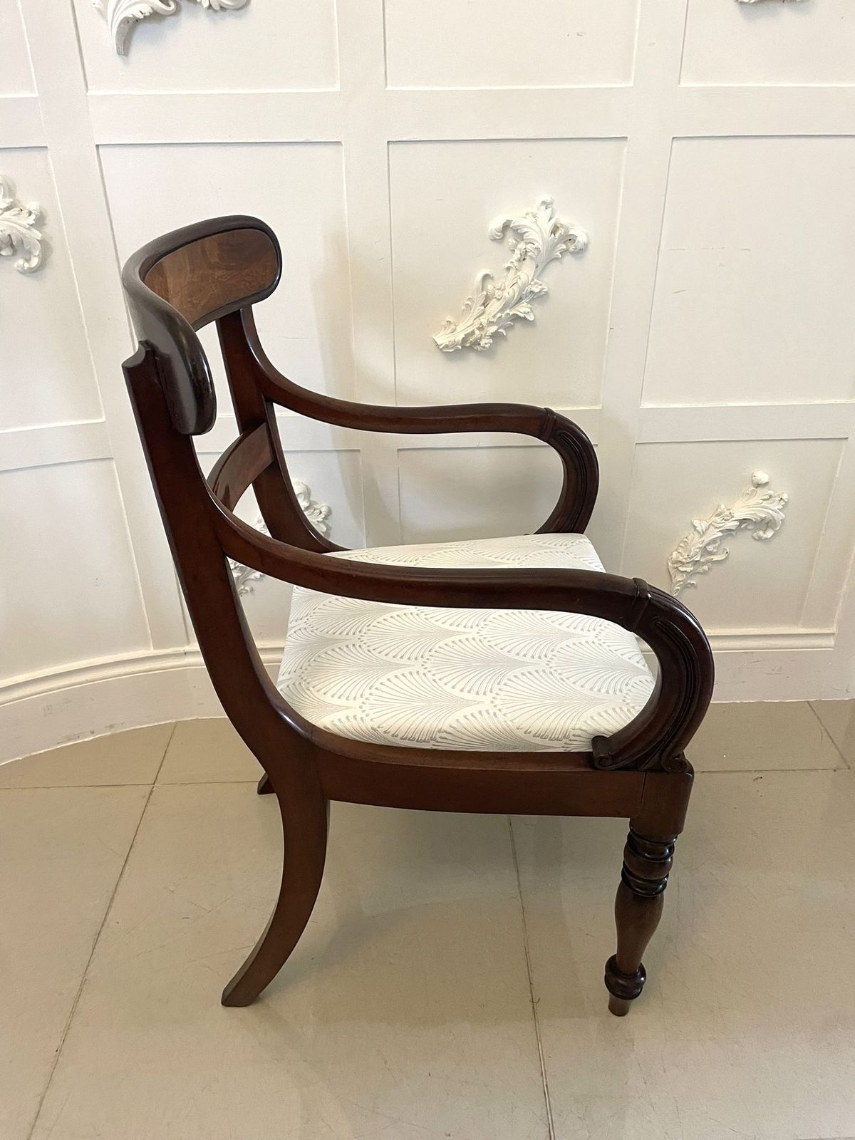 Antique 19th Century Quality Mahogany Desk Chair photo furniture