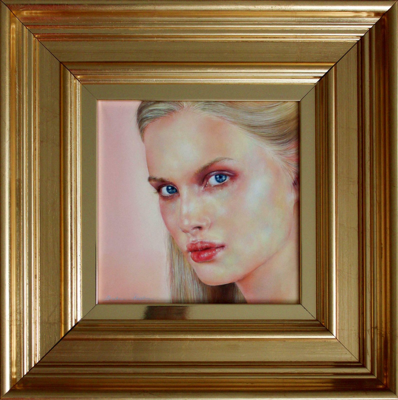 Barbara Abeltina Unbearable Lightness Of Being. 2019, Canvas, Oil, 25x25 Cm 2019 photo furniture