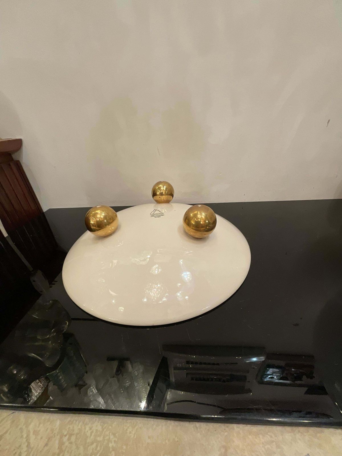 Guido Andlovitz   Centrotavola In Ceramica Di Laveno   Italia 1950. photo for sale