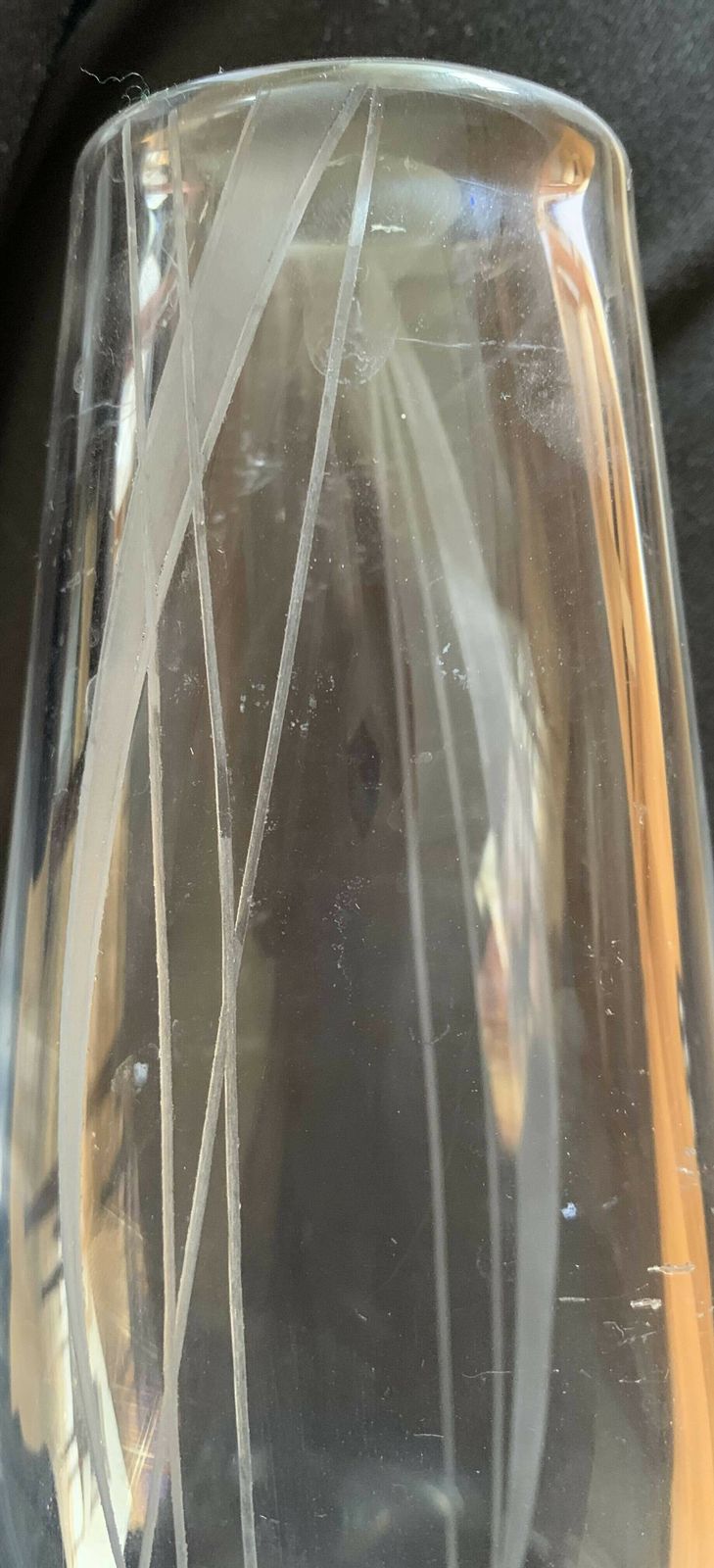 photo for sale Scandinavian Mid Century Sail Vase By Orrefors Designed By Sven Palmqvist
