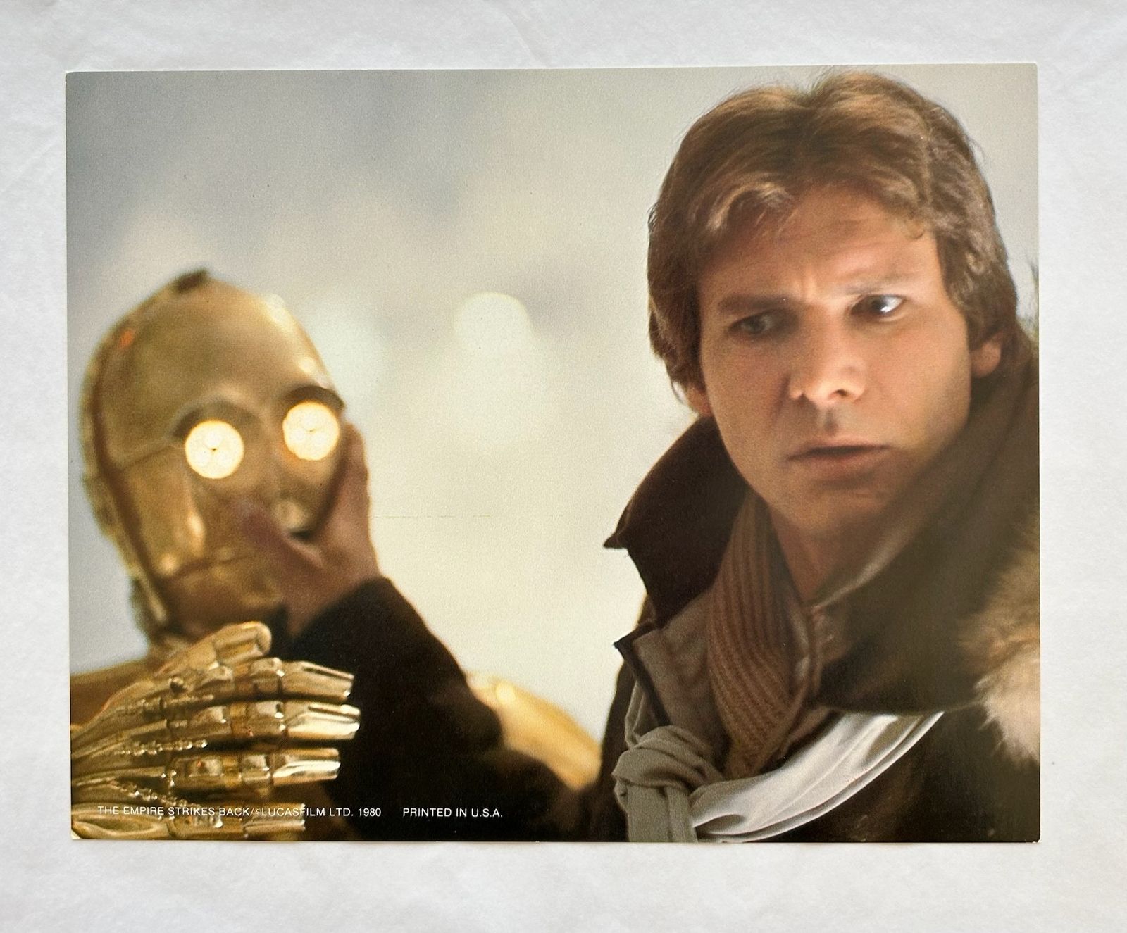 Star Wars: The Empire Strikes Back 1980 Vintage Lobby Card #8 photo furniture