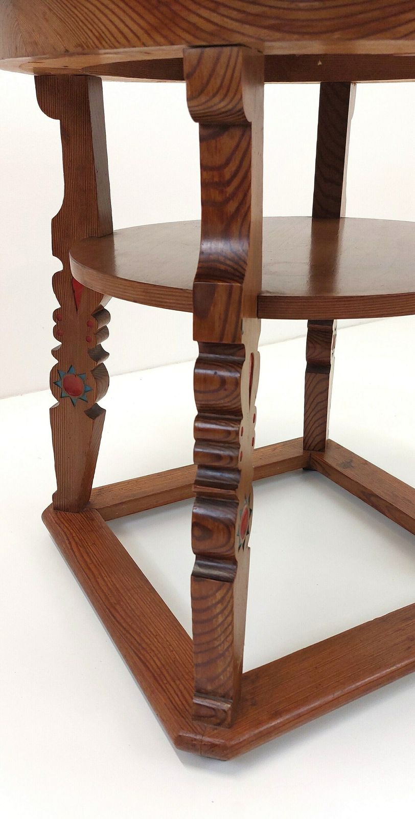 Cottage Table / Rustic Wooden Table / 1960s / Solid Wood Vintage Table / Coffe Table photo 260.90999999999997