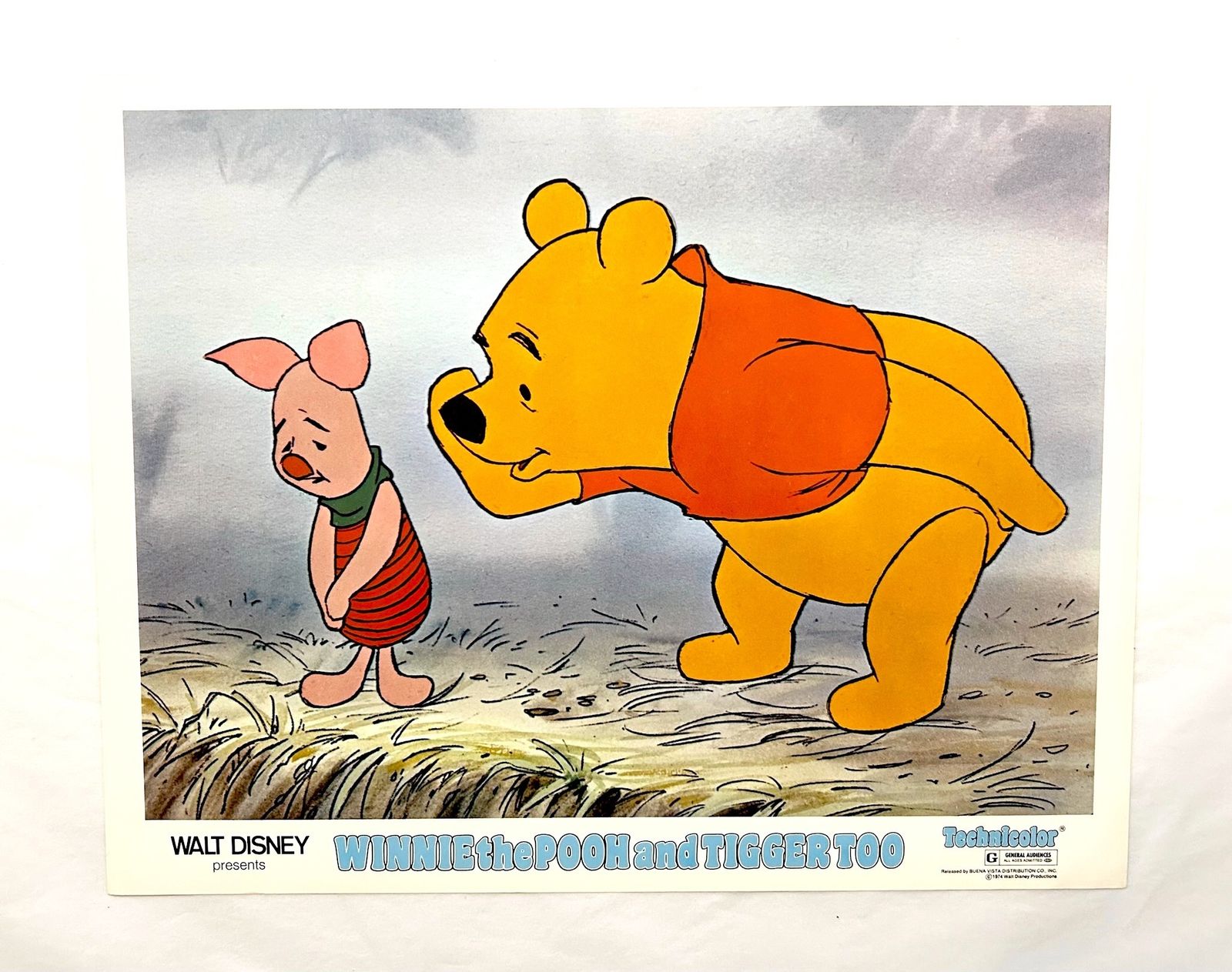Winnie The Pooh And Tiger Too   Original 1974 Lobby Card photo furniture