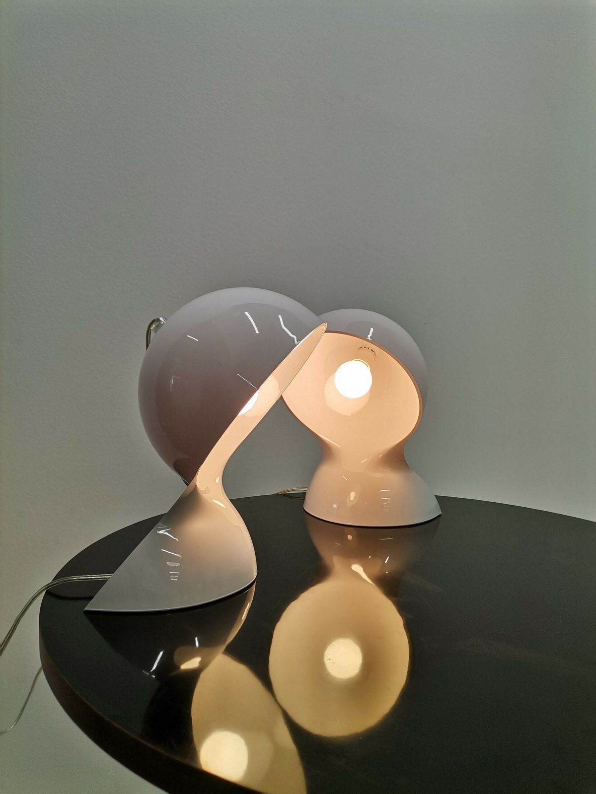1 Of 2 Dalu Table Lamps By Vico Magistretti For Artemide / Mid Century Modern Light / 70s Italian Design photo furniture