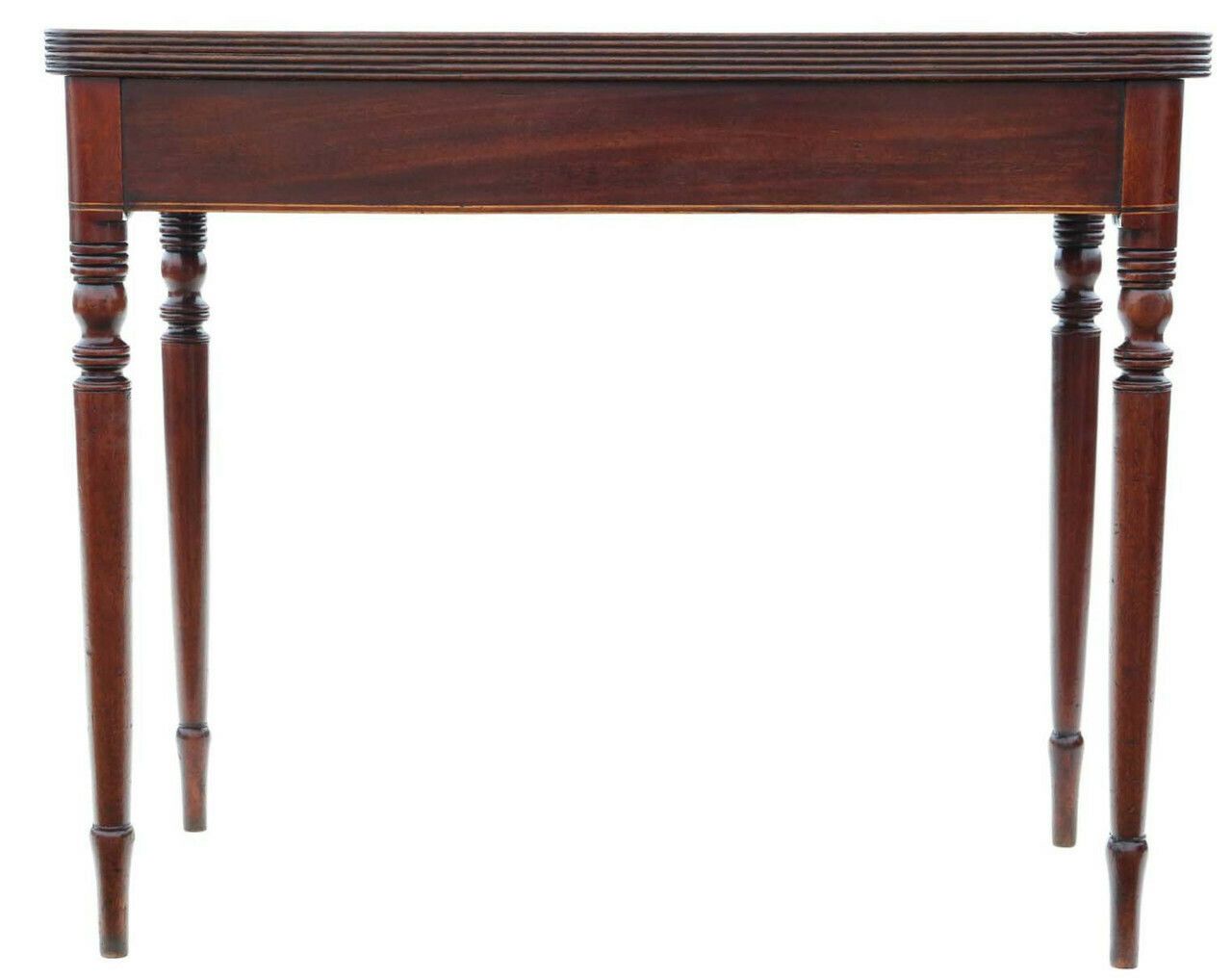 Antique Fine Quality C1800 Inlaid Mahogany Folding Card Or Tea Table   Side Occasional Furniture photo furniture
