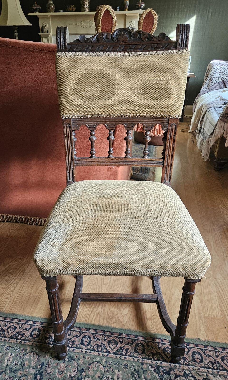 Henry 11 French Oak Dining Chairs Circa 1890's photo 1500.0
