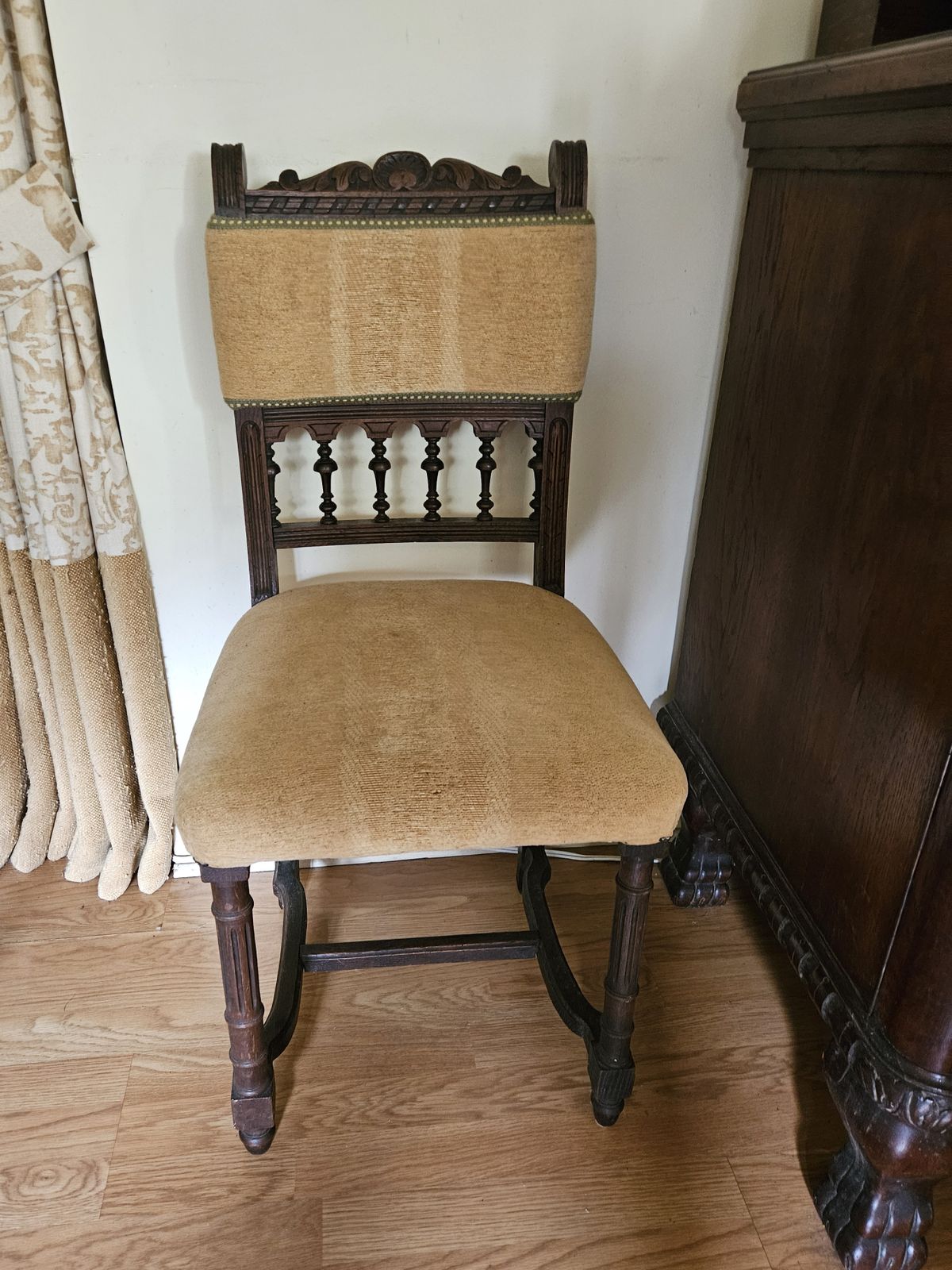 Henry 11 French Oak Dining Chairs Circa 1890's photo buy