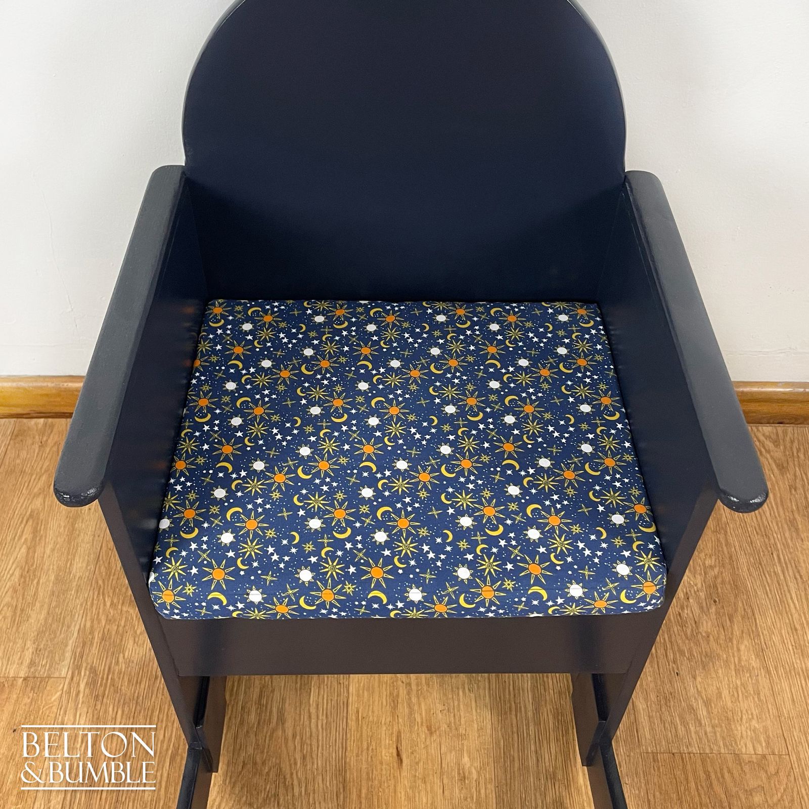 Small Child’s Rocking Chair In Navy photo Furniture