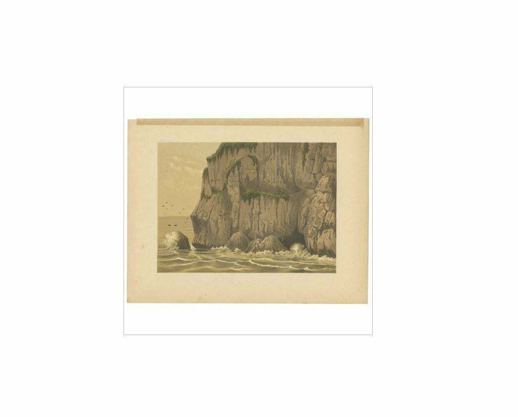 Antique Print Of The Gunung Balong Mountain By M.T.H. Perelaer, 1888 photo for sale