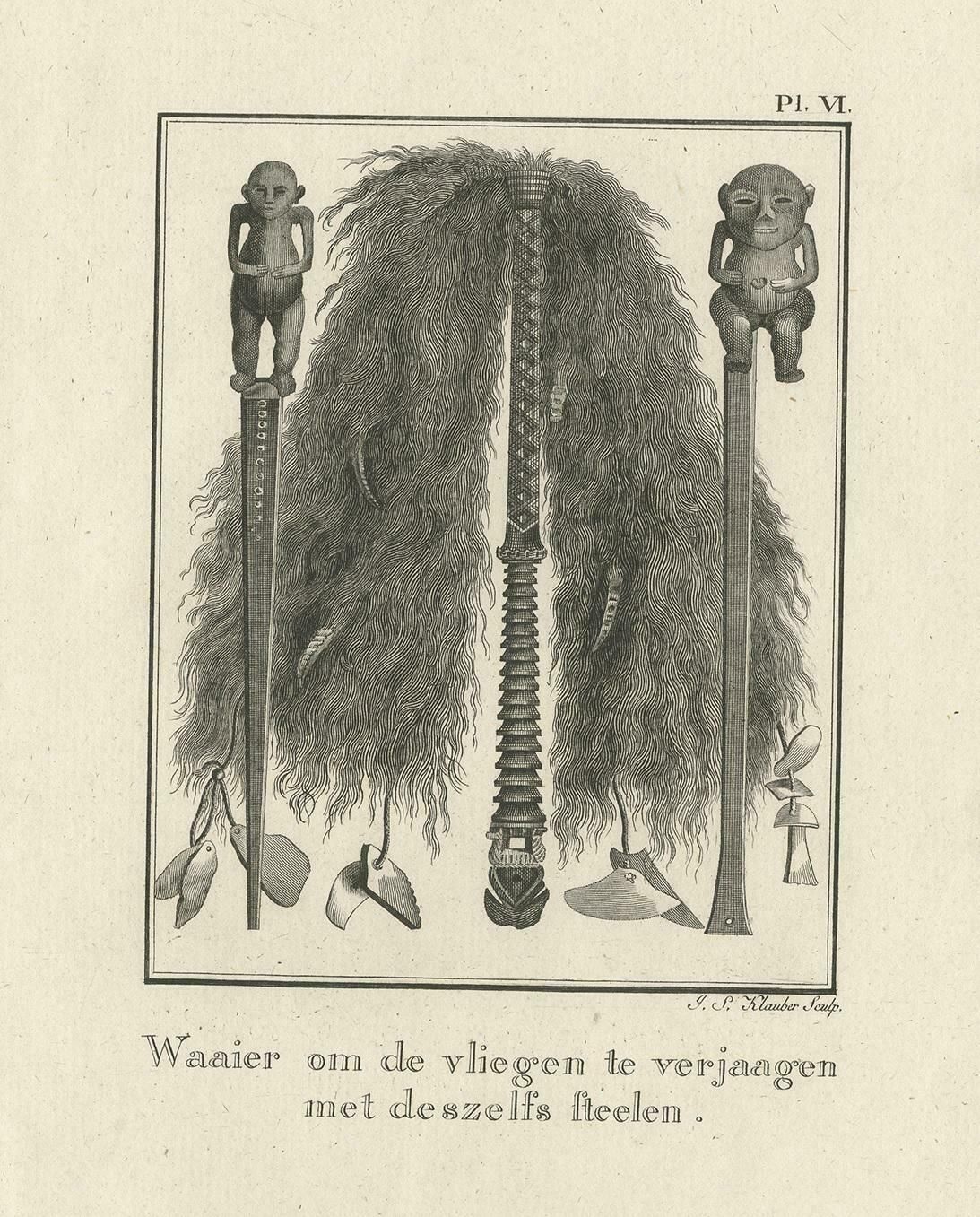 Antique Print Depicting A Tool To Repel Mosquitoes By Cook, 1803 photo furniture