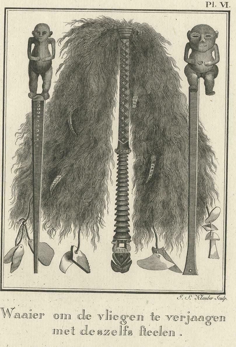 Antique Print Depicting A Tool To Repel Mosquitoes By Cook, 1803 photo for sale