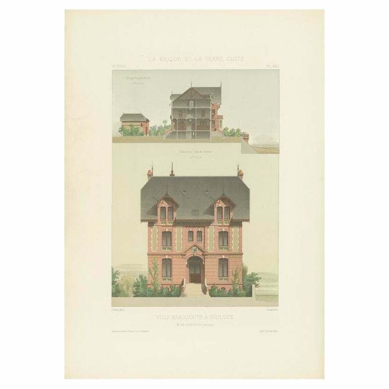 Pl. Xxvi Villa Marguerite A Houlgate, Chabat, C.1900