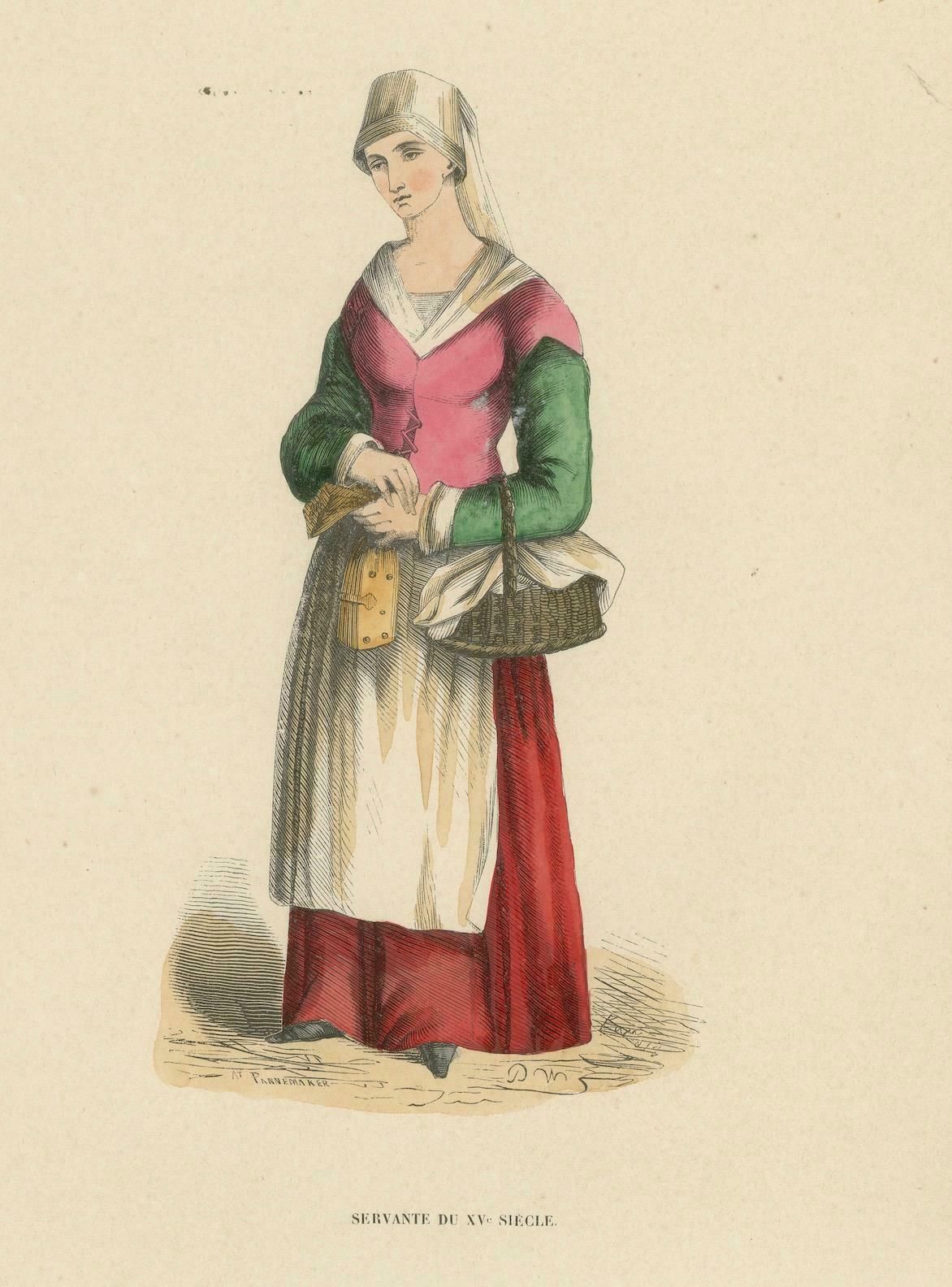 French Maid Of The 15th Century: Daily Grace, Published In 1847 photo 132.0