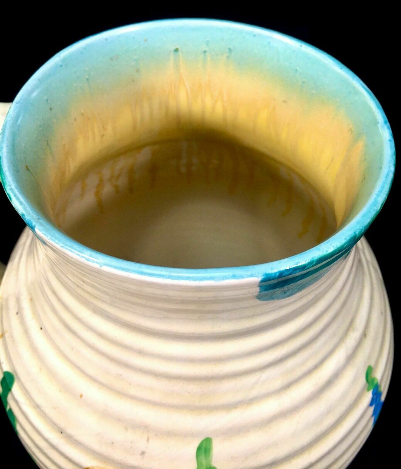 Antique Clarice Cliff   Sandon Lotus Jug Large / C1933 Art Deco Pottery Bizarre photo buy