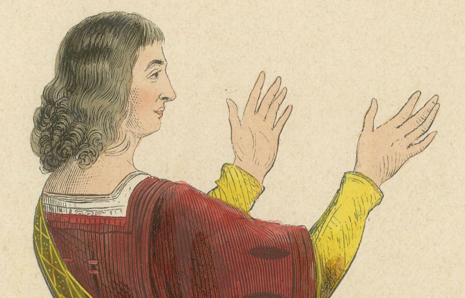 The Noble's Plea: A German Aristocrat In Supplication, 1847 photo furniture