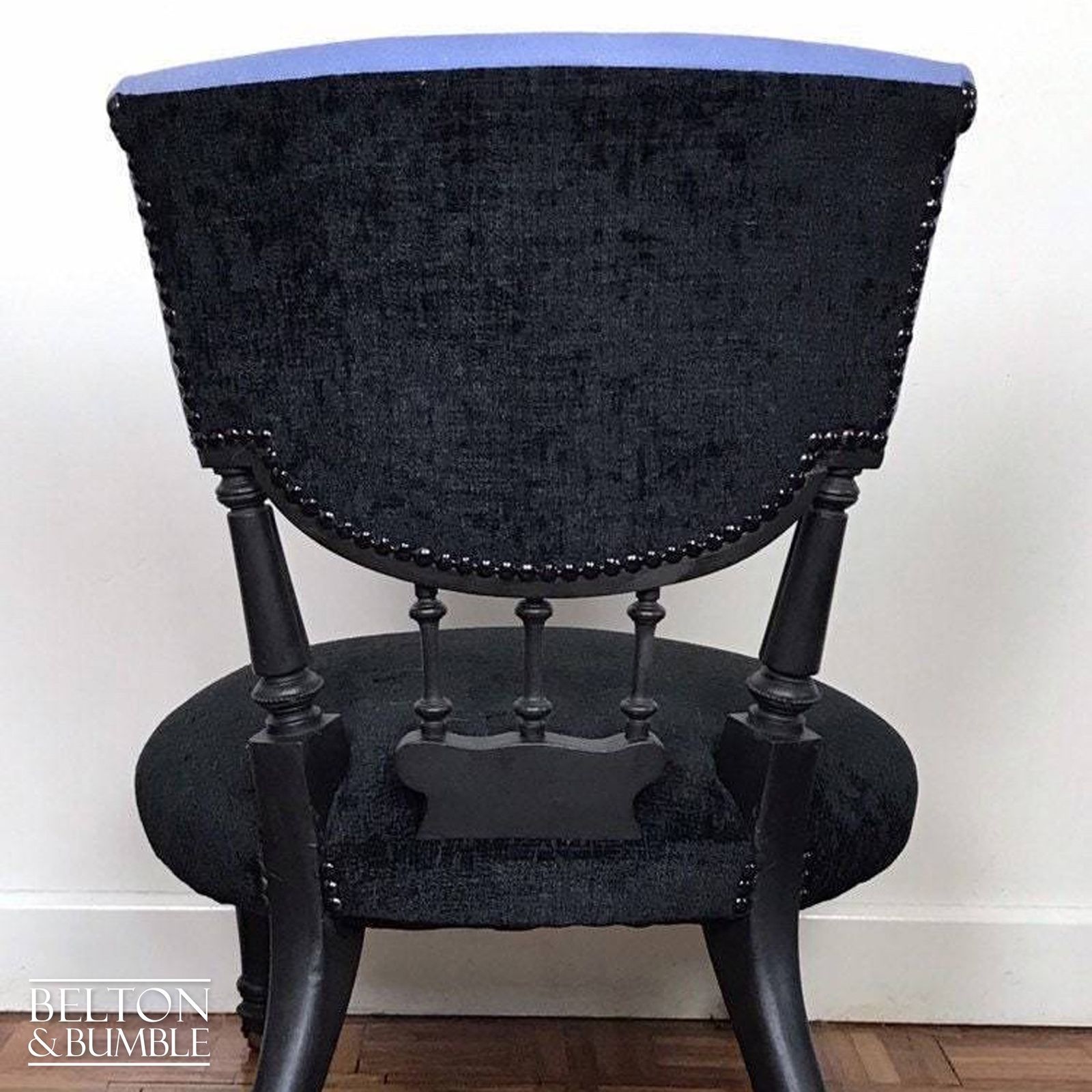 Black Antique Nursing Chair photo for sale