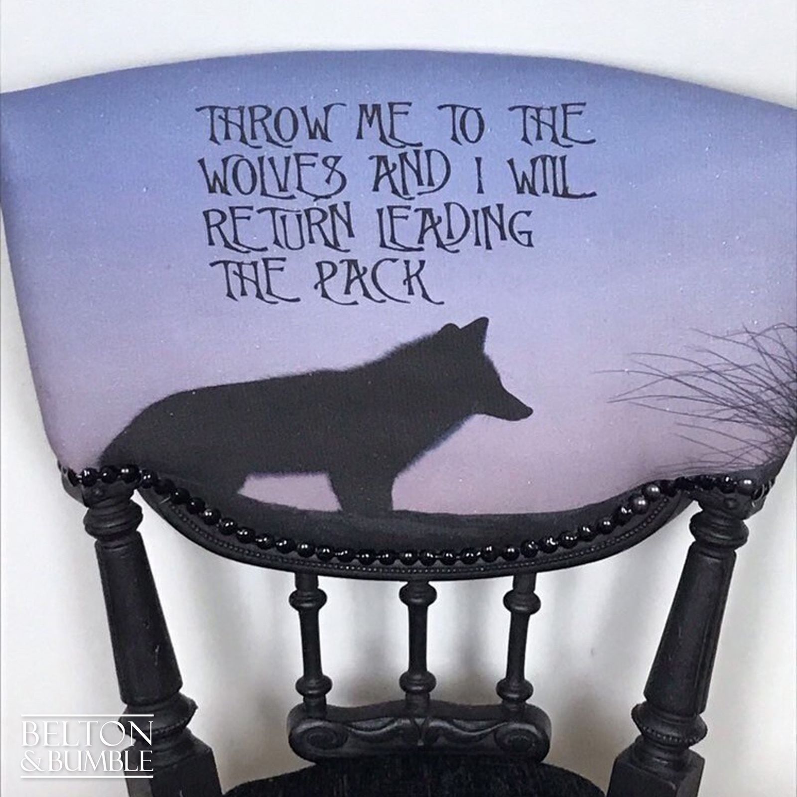 Black Antique Nursing Chair photo buy