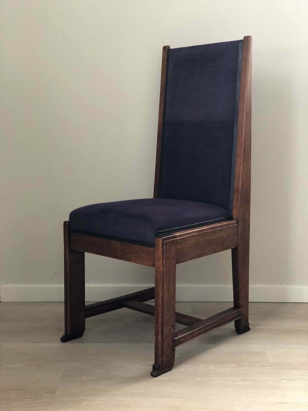 Pair Of 4 Art Deco Haagse School Dining Chair Frits Spanjaard 1930s photo furniture