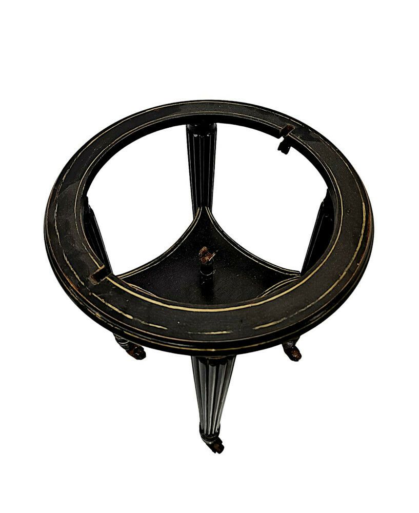A Lovely Rare Vintage 'Crams' Imperial Globe On Earlier 19th Century Ebonised And Gilded Stand photo vinterior