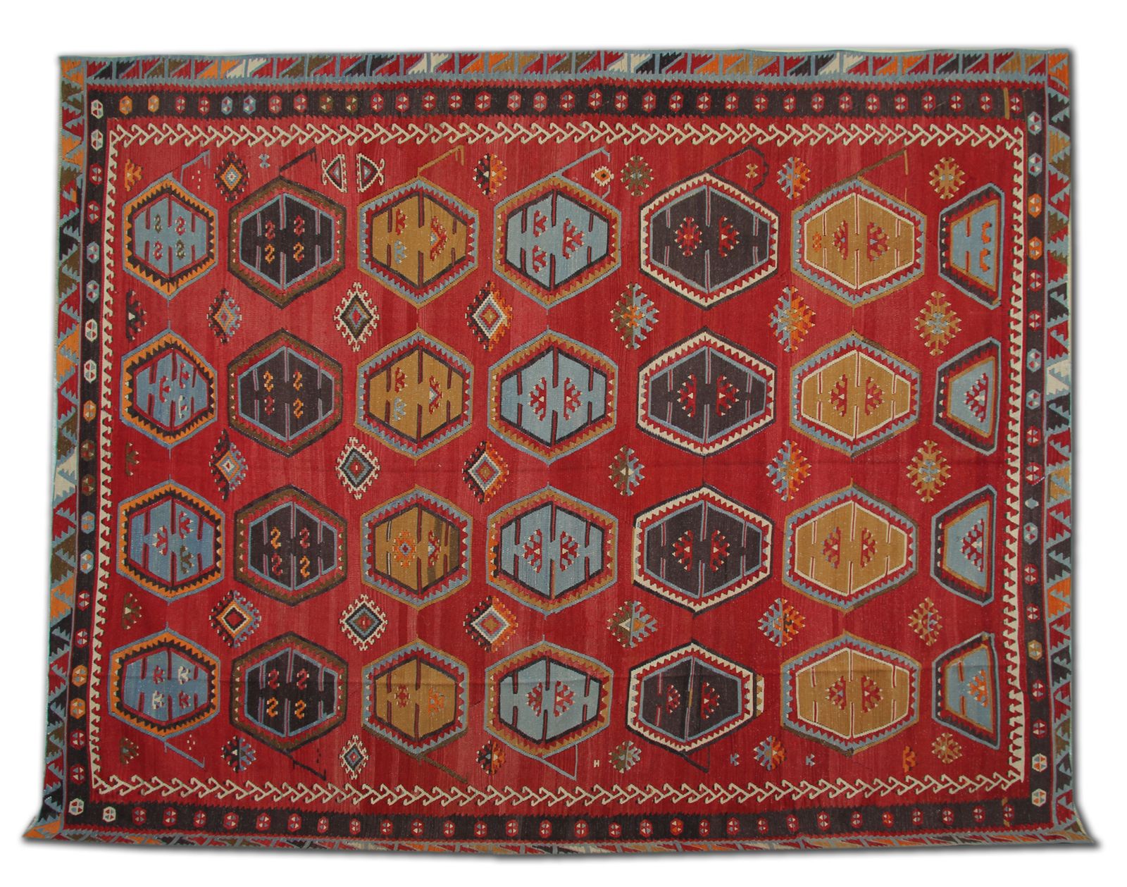 Antique Kilim Rug, Turkish Carpet Sarkisla Kilim 282 X 368 Cm photo furniture