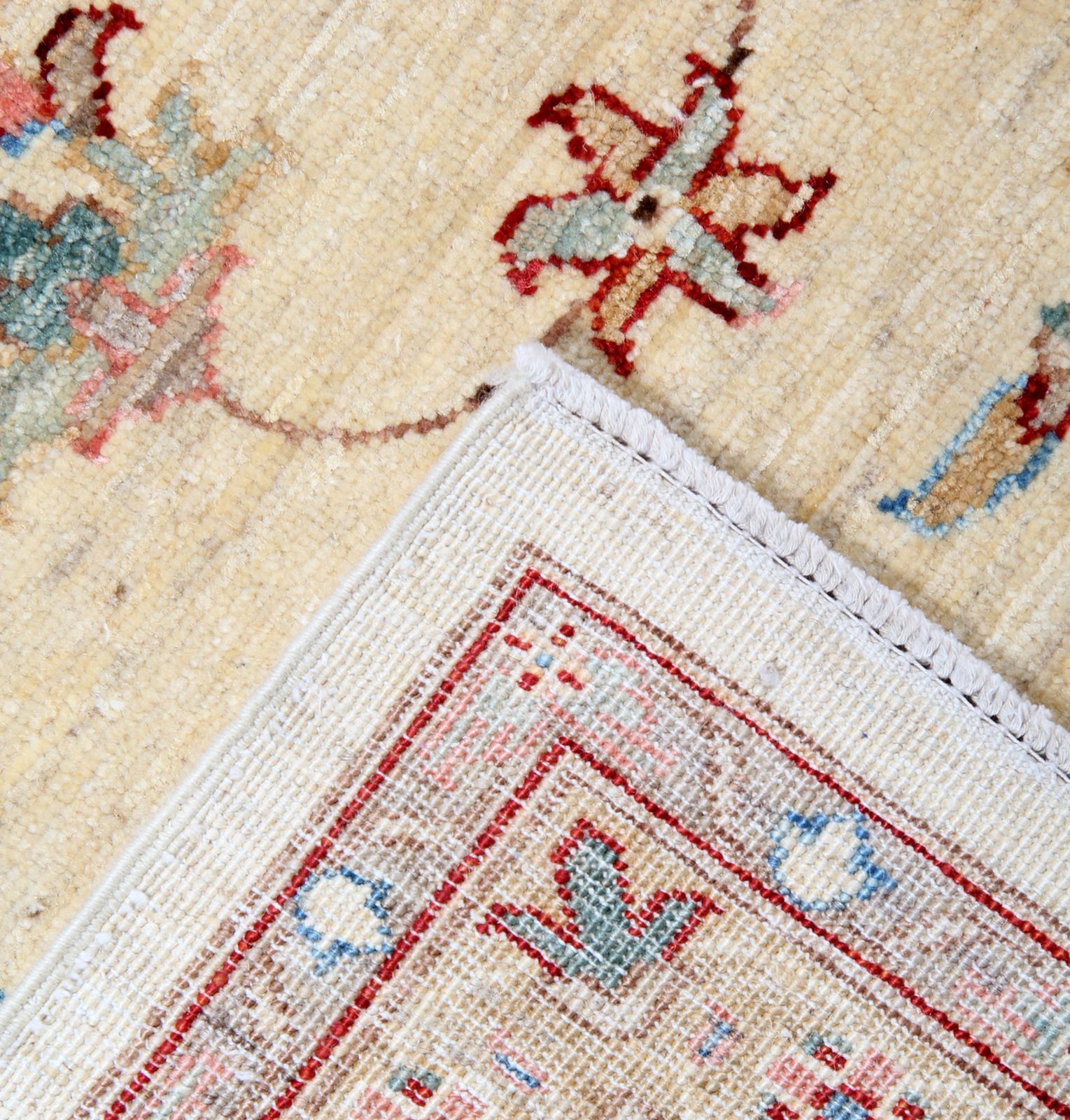 Vintage Ziegler Sultanabad Rug, Handwoven Oriental Wool Carpet  255 X 320 Cm photo Textiles