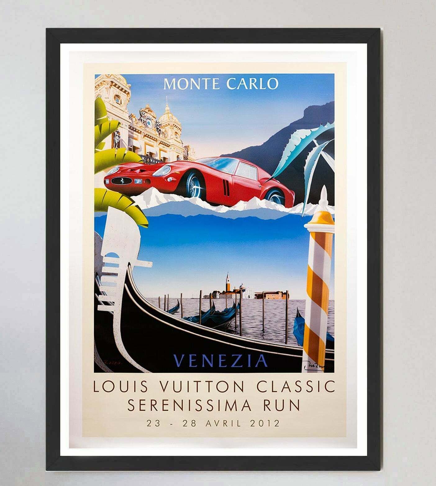 Louis Vuitton Classic Monte Carlo   Venezia 2012   Razzia Original Vintage Poster photo furniture