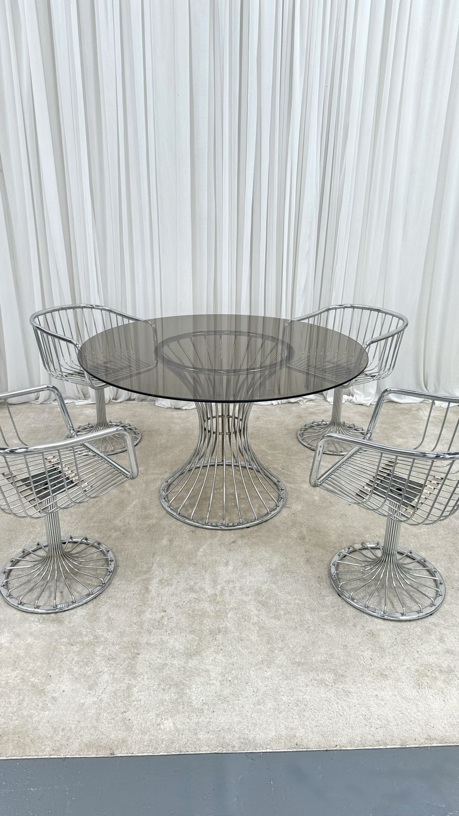 Gastone Rinaldi Dining Set, 1970’s, Italy