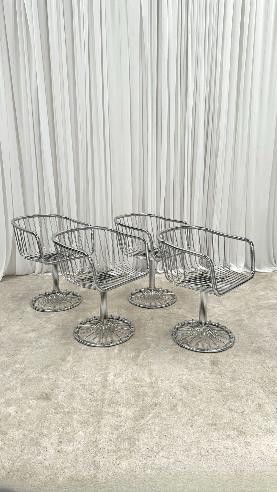 Gastone Rinaldi Dining Set, 1970’s, Italy photo vintage
