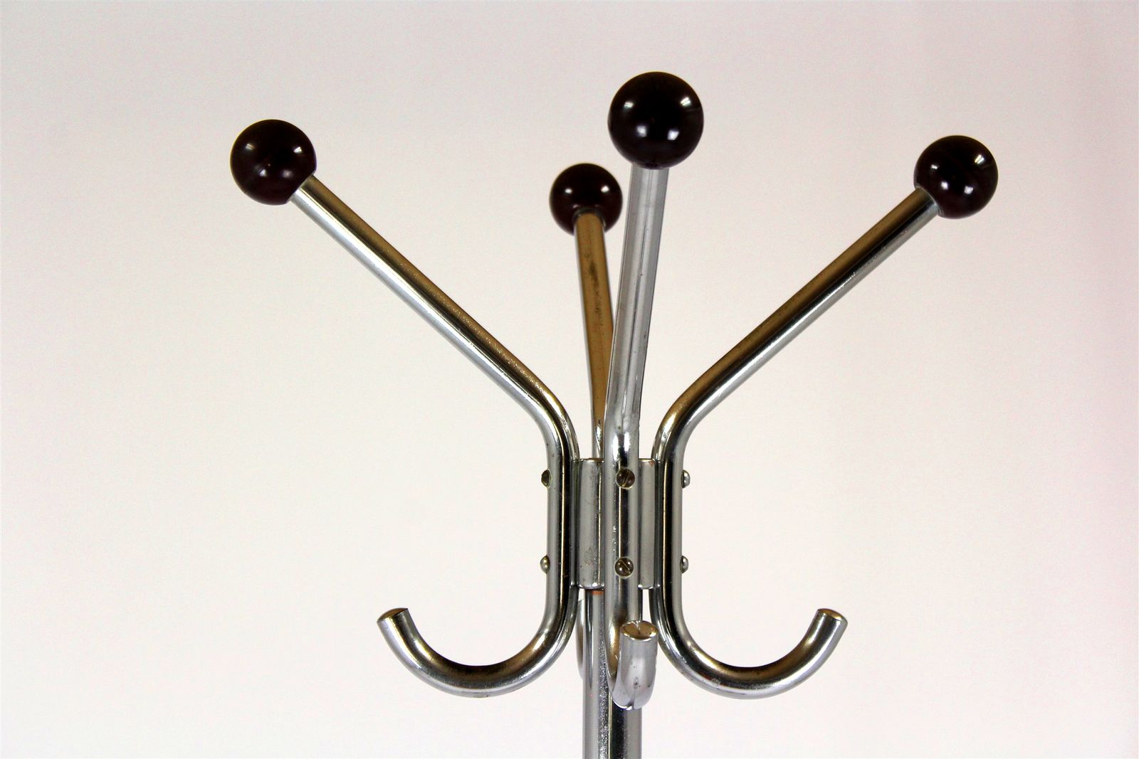 Bauhaus Chrome Plated Coat Racks, 1930s, Set Of 3 photo furniture