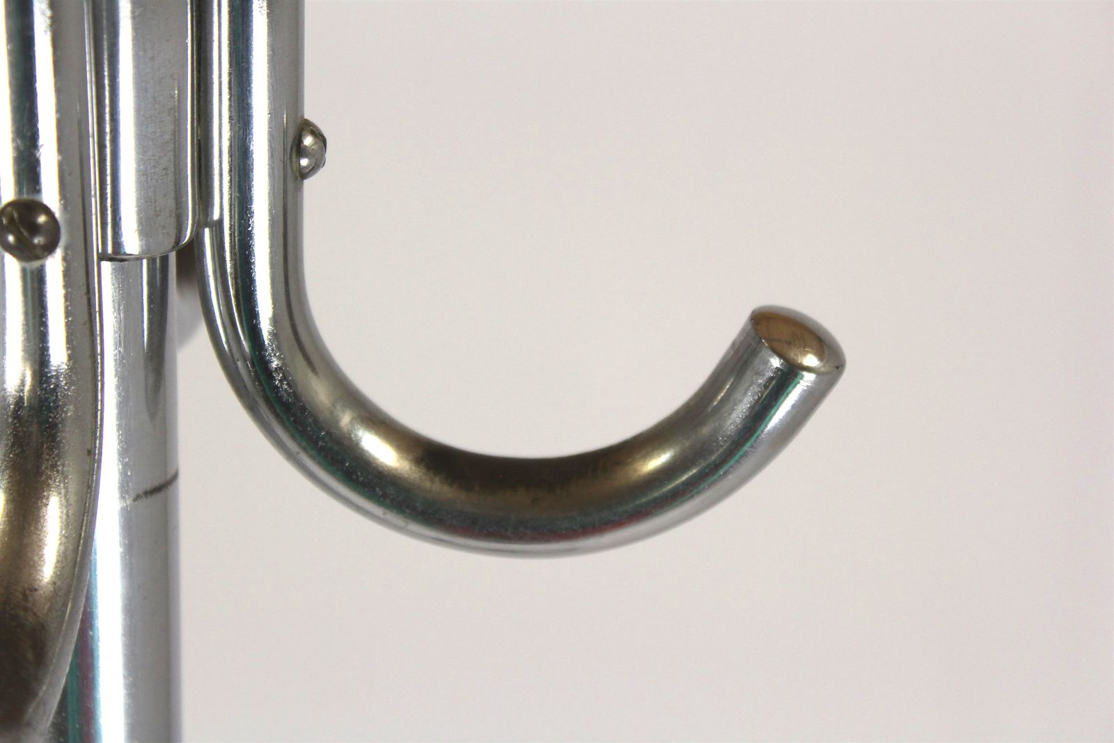 Bauhaus Chrome Plated Coat Racks, 1930s, Set Of 3 photo vinterior