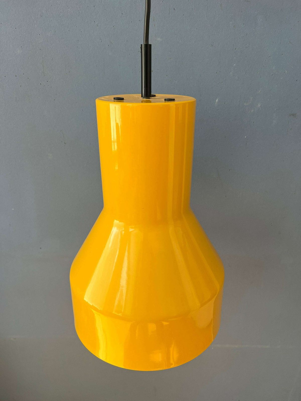 Gele Metalen Industriële Space Age Hanglamp photo 264.0