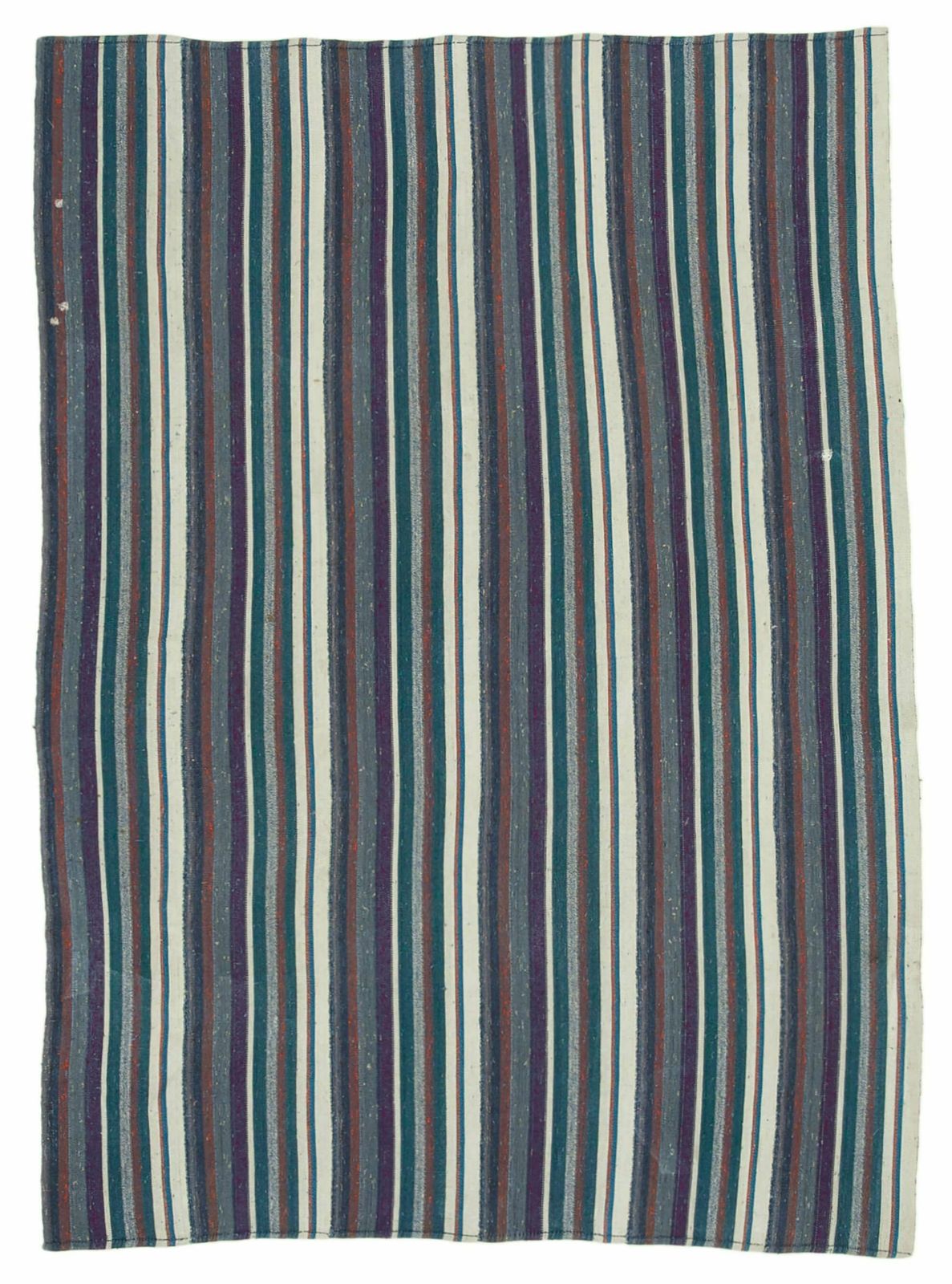 Handmade Flatweave Chaput Purple Anatolian Kilim Rug 190 Cm X 270 Cm