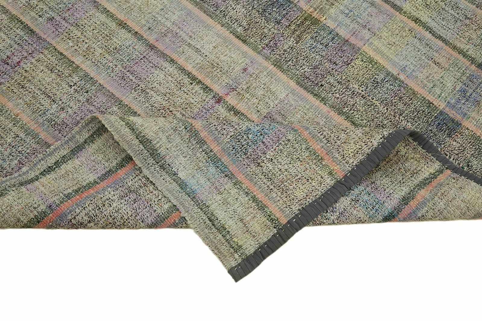 Handmade Grey Anatolian Kilim Rug 164 Cm X 265 Cm photo vinterior