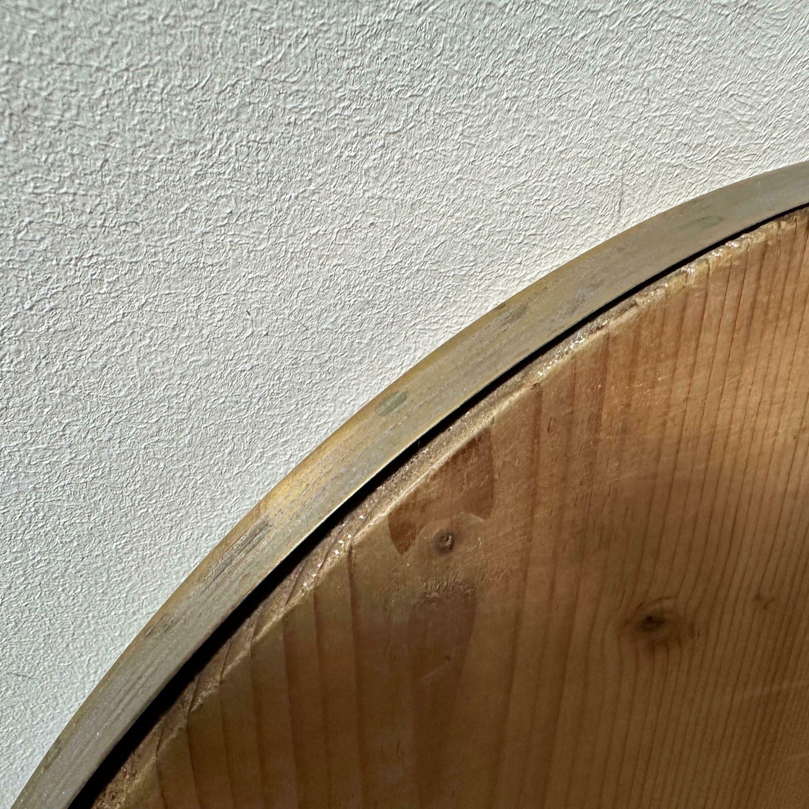 1960s Gio Ponti Style Mid Century Modern Brass Italian Oval Wall Mirror photo 1094.0