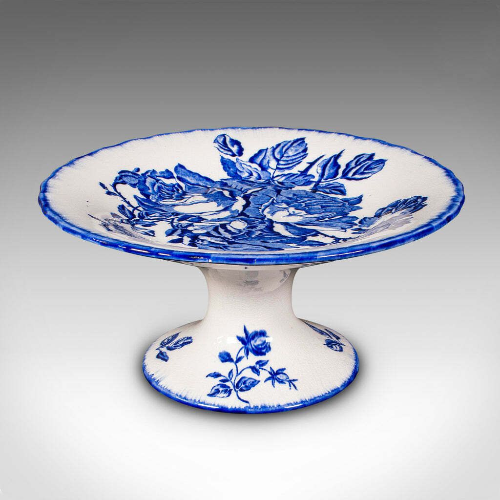 Vintage Cake Stand, English, Ceramic, Afternoon Tea Fancies Dish, Circa 1970 photo furniture