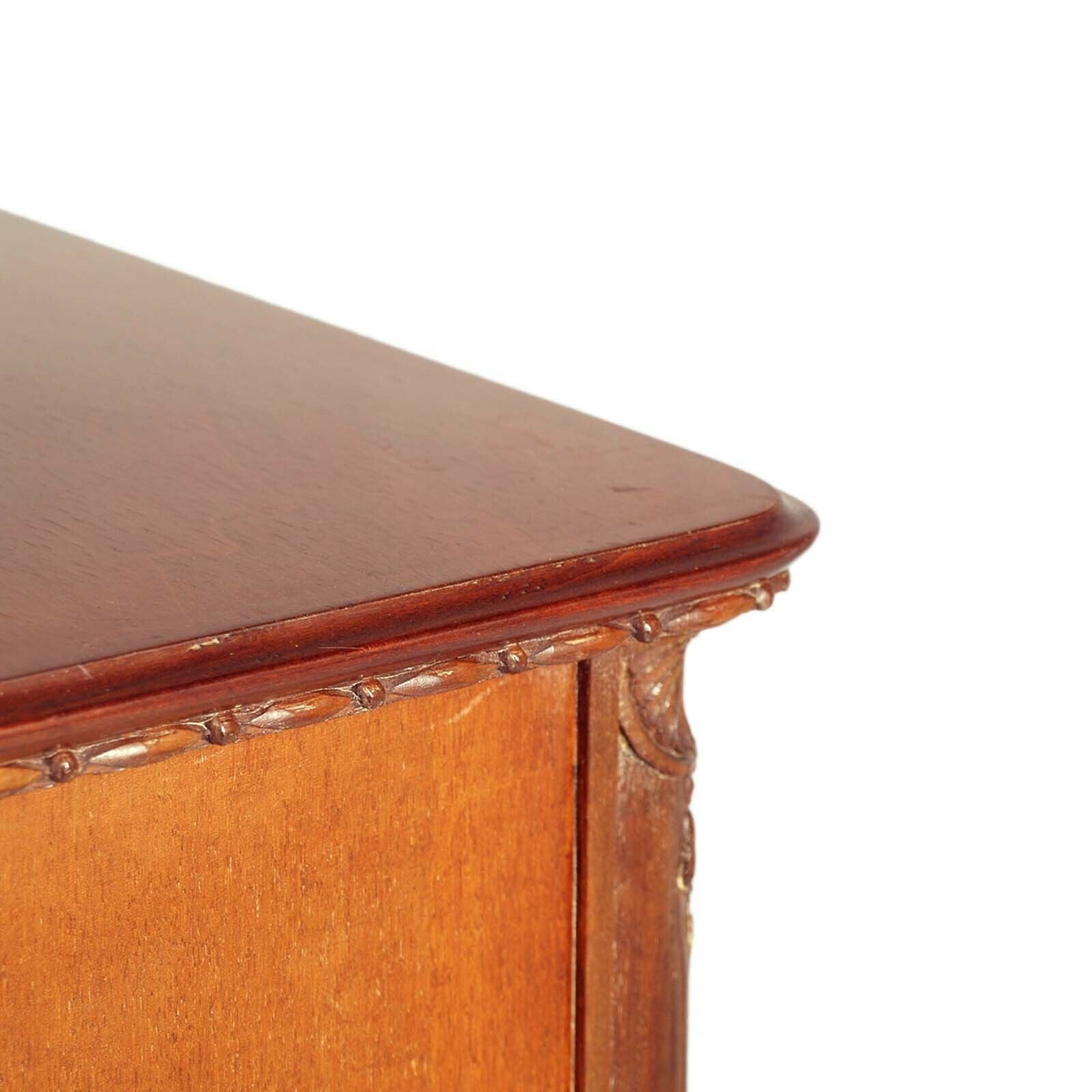 1930s Open Bookcase In Neoclassical Carved Mahogany, By Bassano's Ebanistery photo vinterior