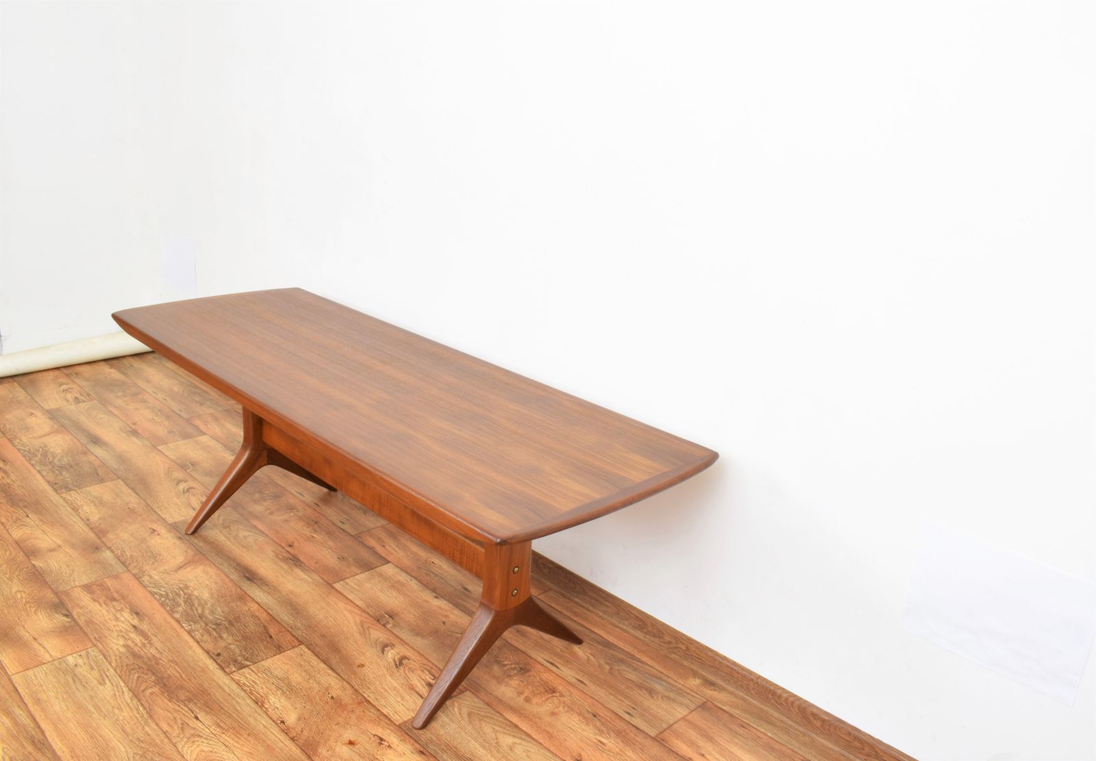 photo furniture Mid Century Danish Teak Coffee Table By Johannes Andersen, 1960s.