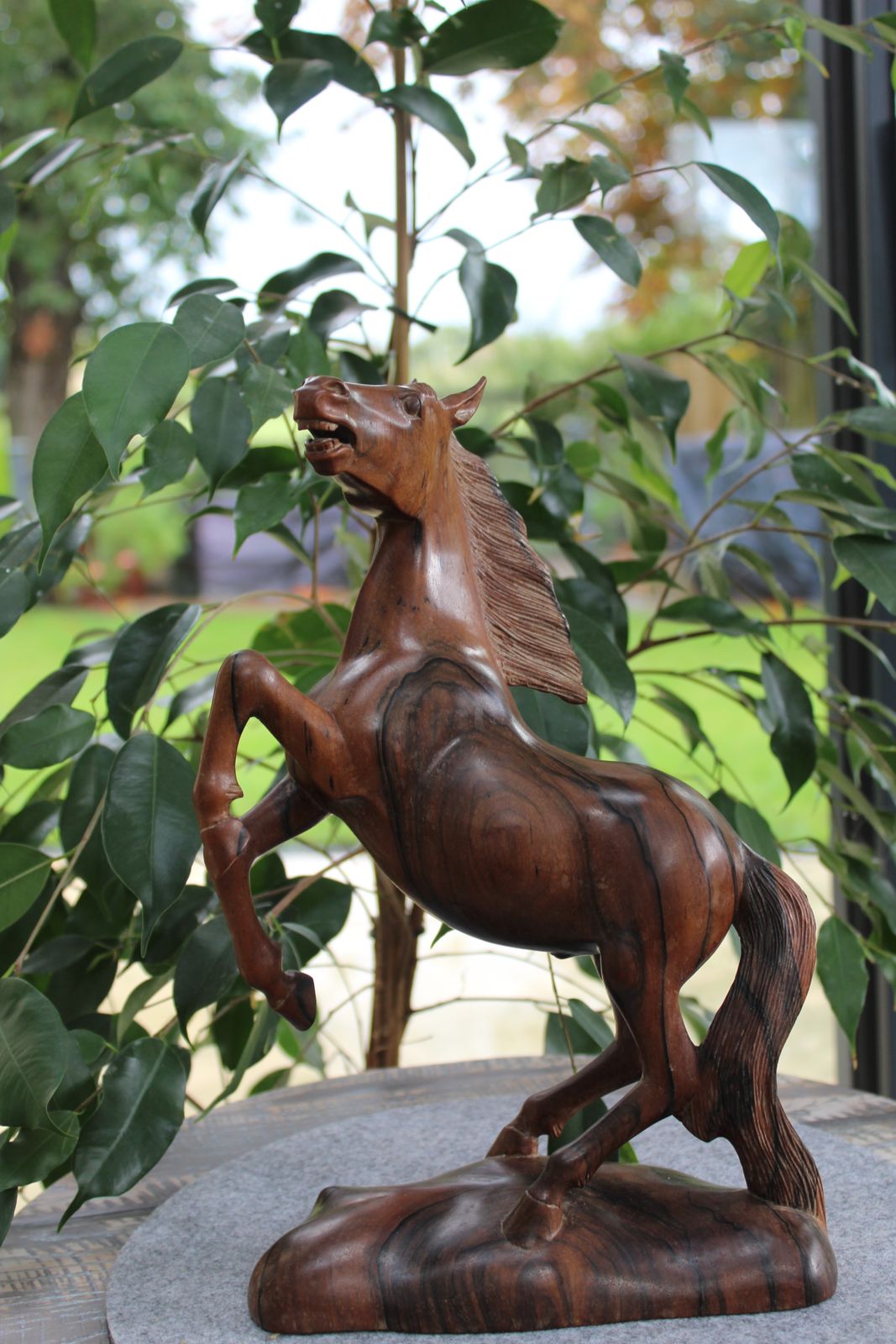Beautiful Carved Horse, Late 20th Century photo 69.0