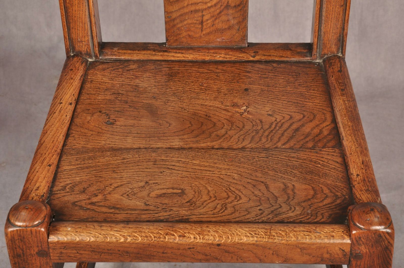 A Set Of Four Queen Anne Oak & Elm Chairs photo 1400.0