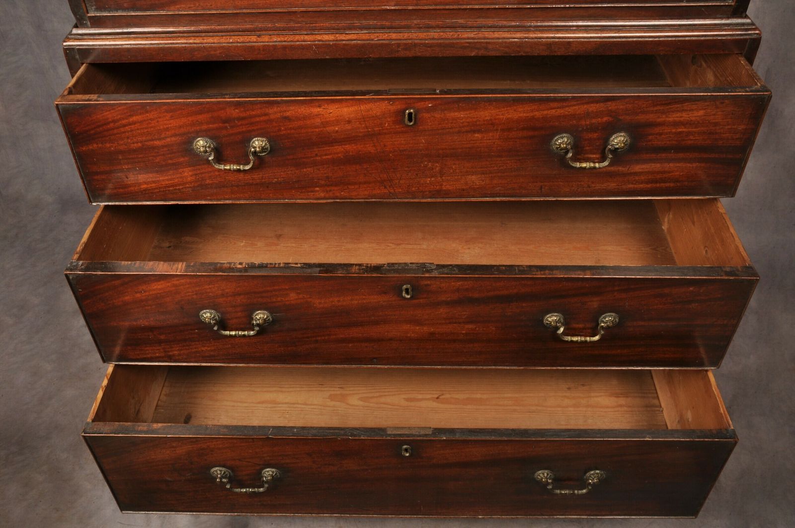 18th Century Mahogany Tallboy, 1700s photo for sale