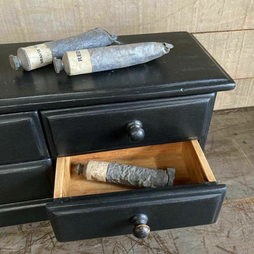 Antique Table Top Pine Drawers photo vinterior