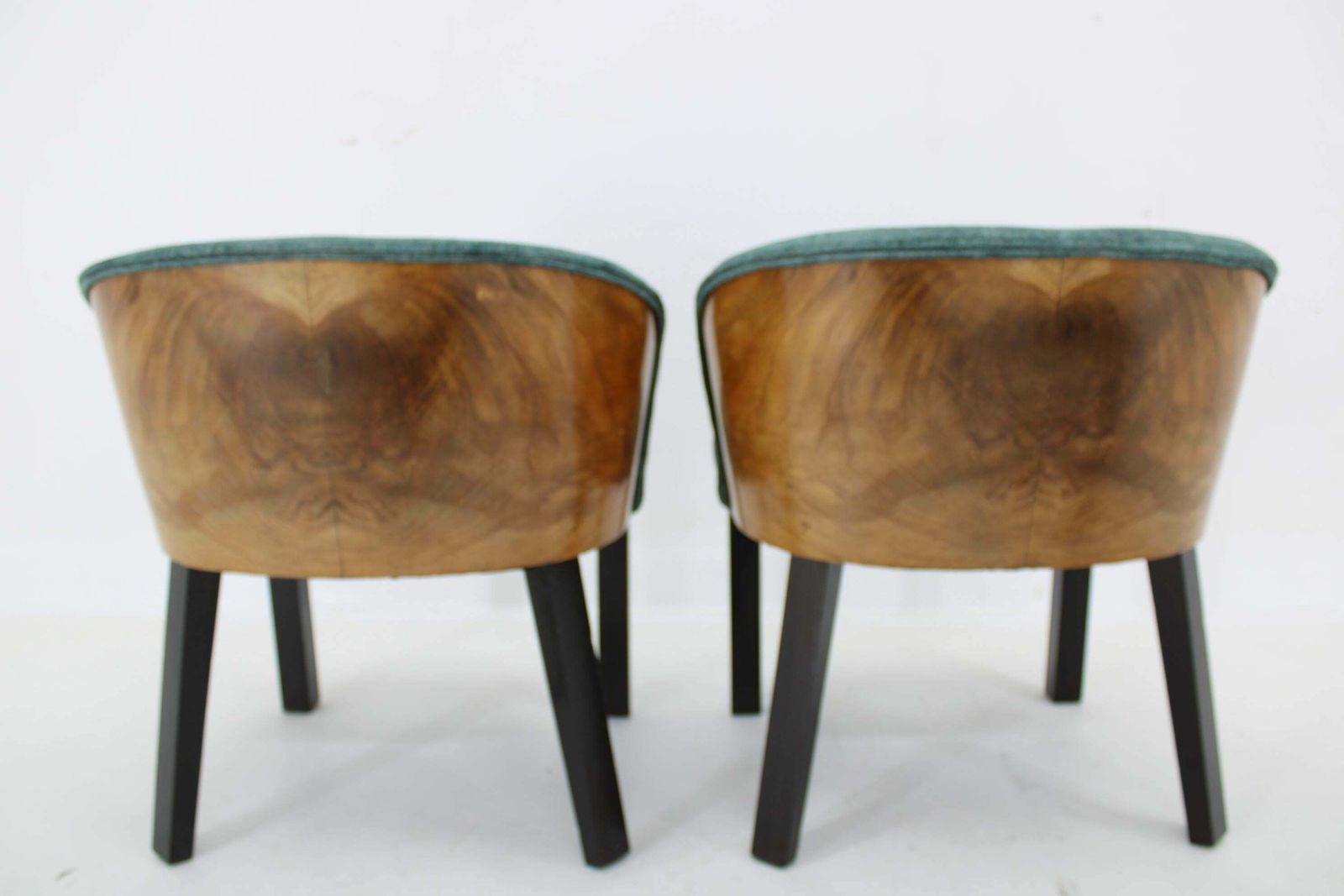 1940s Pair Of Chairs With Stool, Italy photo furniture