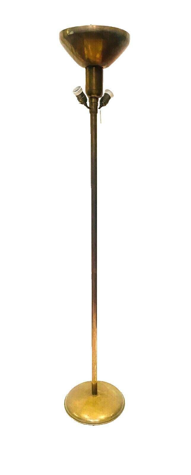 Amba Brand Art Deco Floor Lamp In 20th Century Brass photo furniture