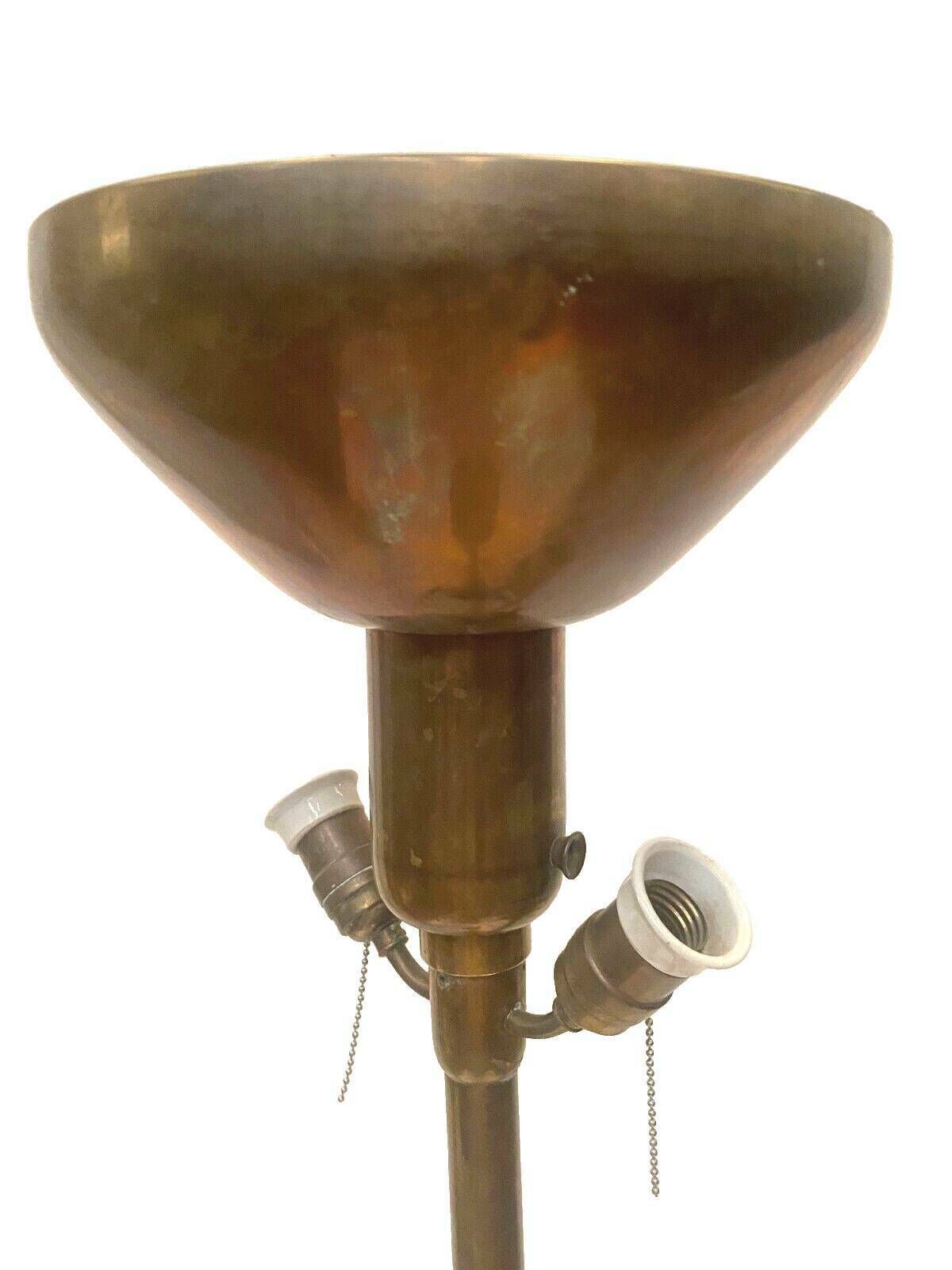 Amba Brand Art Deco Floor Lamp In 20th Century Brass photo buy