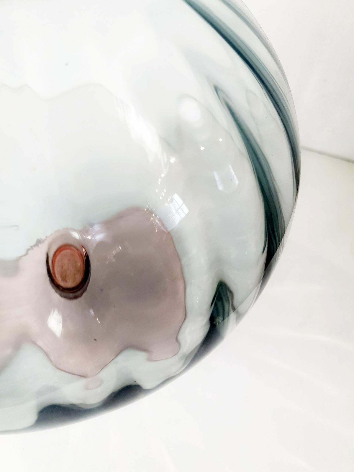 Large Pink And Gray Murano Glass Vase photo 654.0