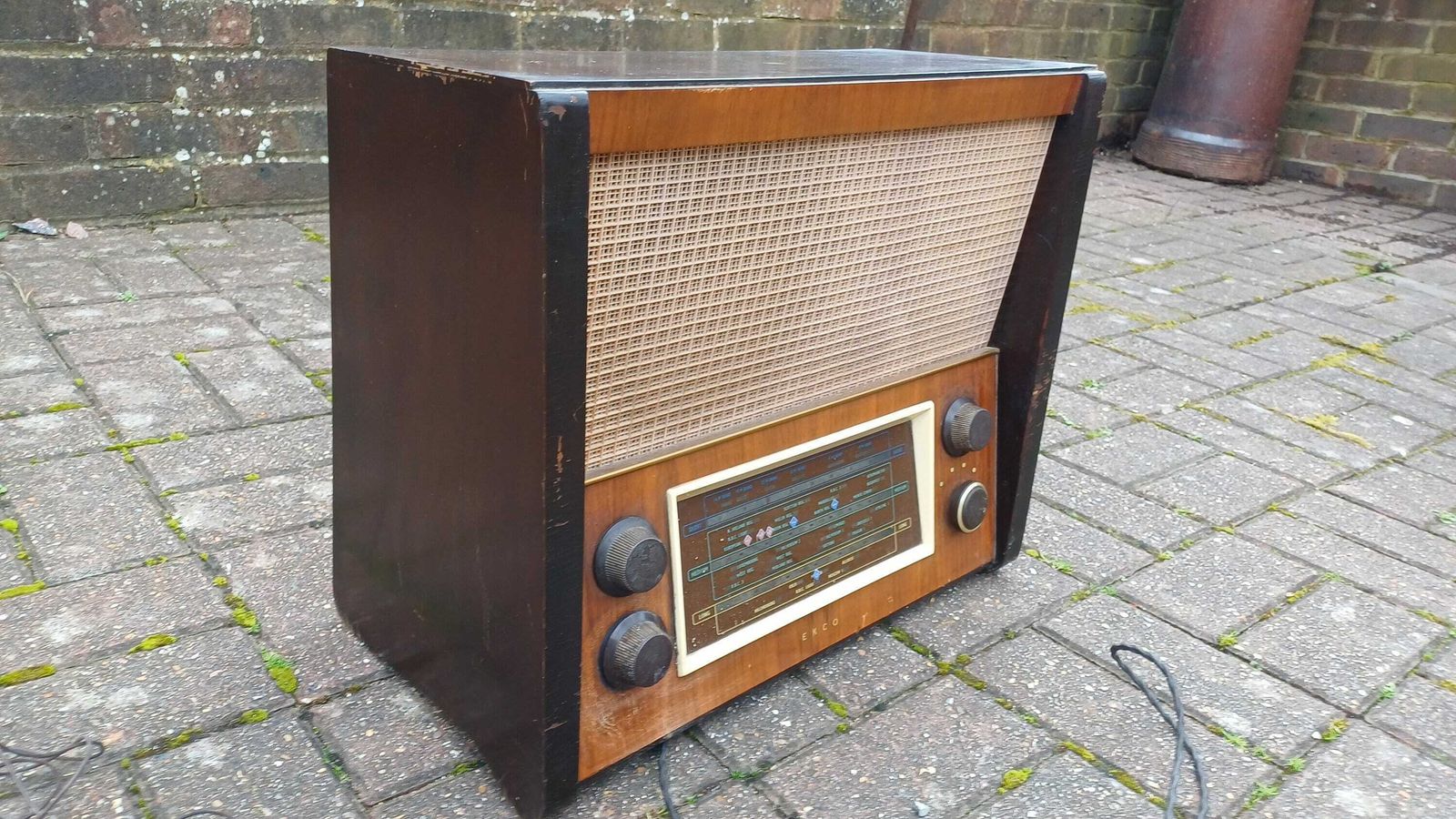 photo furniture Vintage Retro Ecko Radio Film Stage Tv Prop Audio Retro