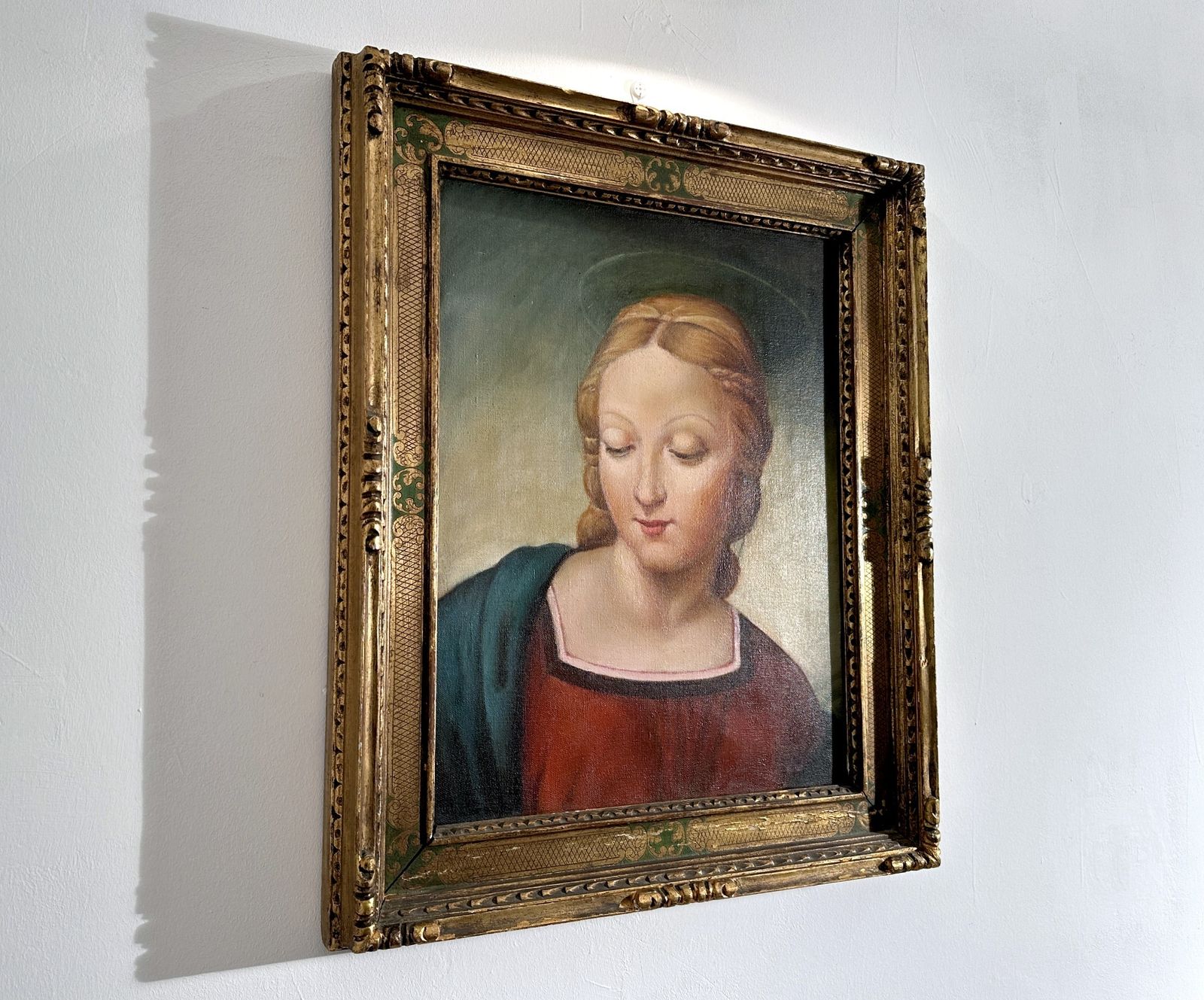 Madonna Of The Goldfinch   Oil On Canvas   Vanna 1938 photo vinterior