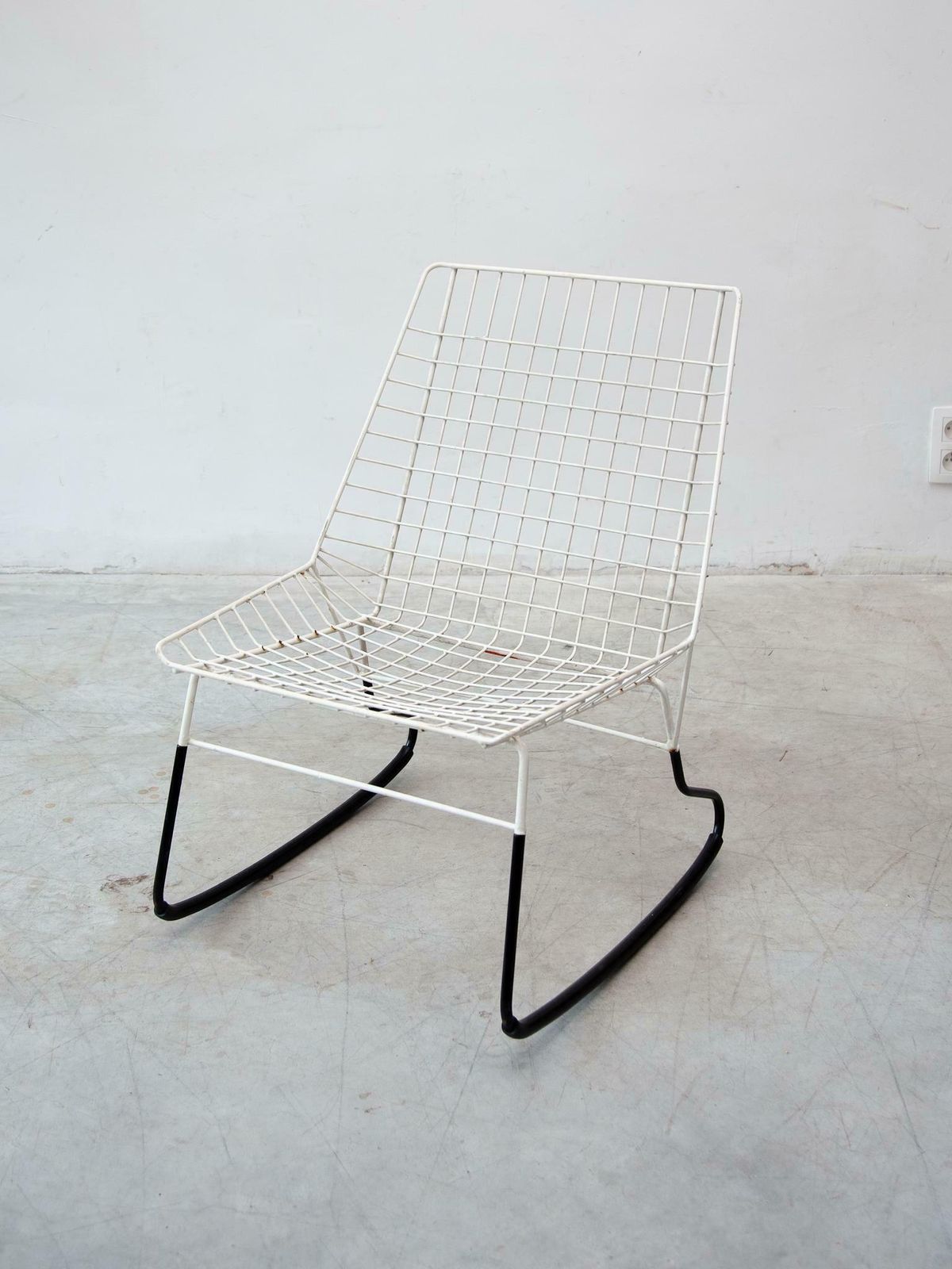 "Flamingo" Set Of Two Cees Braakman For Pastoe Rocking Chairs, 1950s photo Furniture