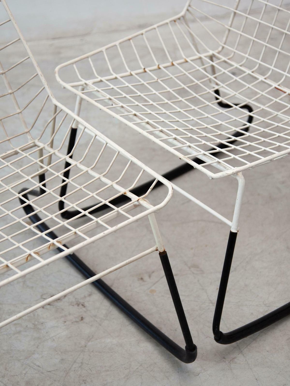photo vinterior "Flamingo" Set Of Two Cees Braakman For Pastoe Rocking Chairs, 1950s