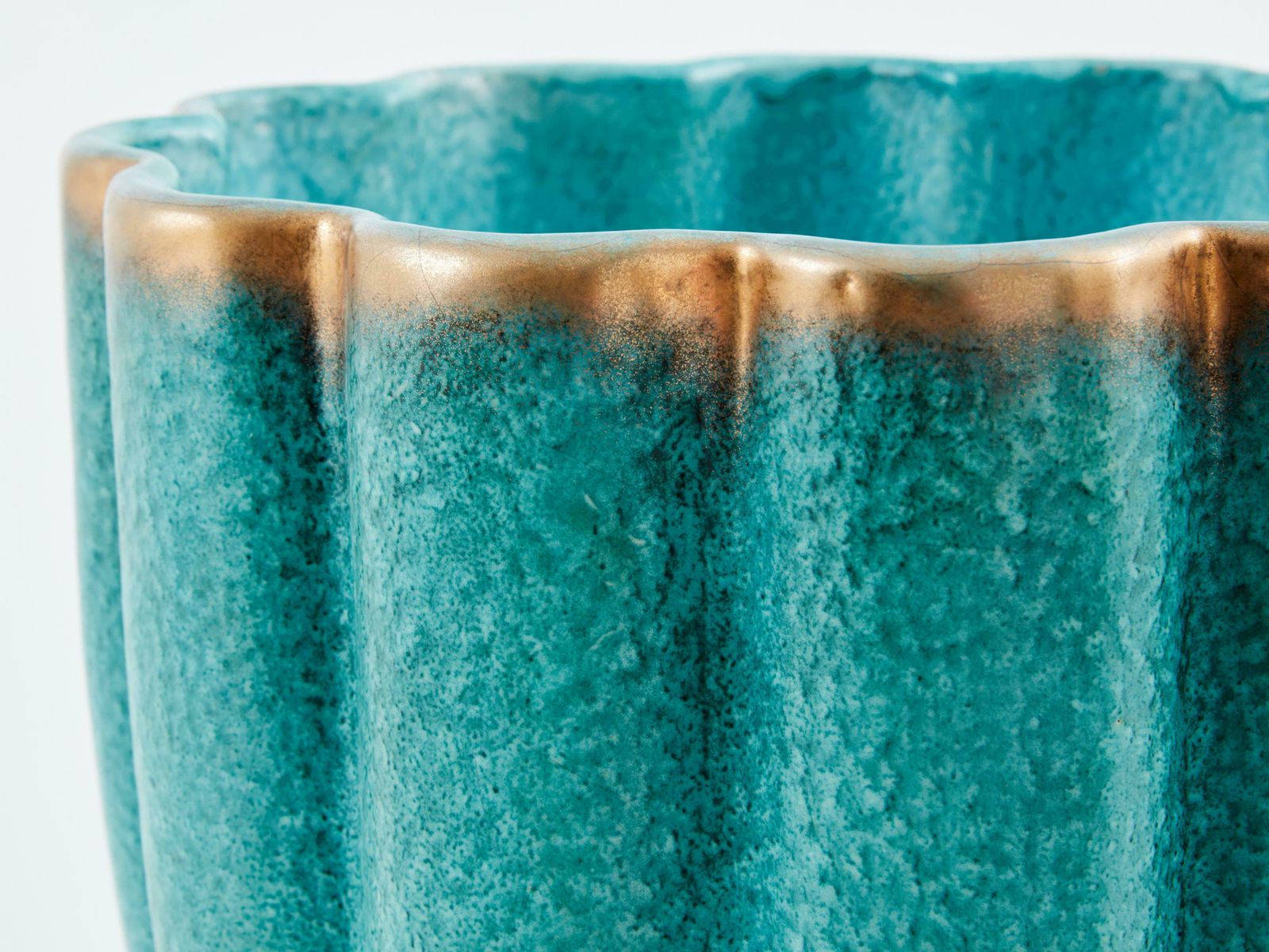 Grand vase en céramique de Deruta, Gabriele Bicchioni, 1930 photo vintage